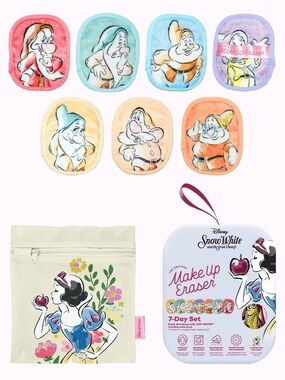 The Original Makeup Eraser x Disney Snow White and the Seven Dwarfs 7 Day Set